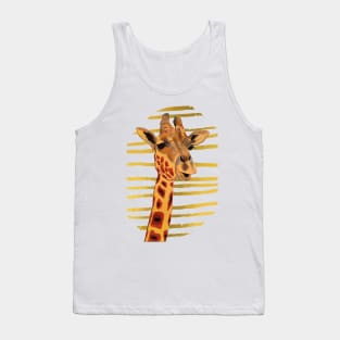 Acrylic Giraffe design Tank Top